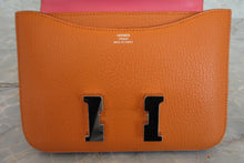Load image into Gallery viewer, HERMES CONSTANCE3 MINI Verso Chevre myzore goatskim Orange/Rose azalee U Engraving Shoulder bag 700030122