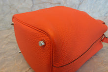 画像をギャラリービューアに読み込む, HERMES/エルメス ピコタンロックPM トリヨンクレマンス オレンジポピー A刻印 ハンドバッグ 700100200