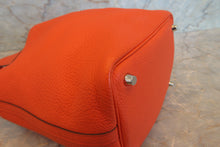 将图片加载到图库查看器,HERMES PICOTIN LOCK PM Clemence leather Feu A刻印 Hand bag 700100200