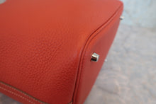 画像をギャラリービューアに読み込む, HERMES/エルメス ピコタンロックMM トリヨンクレマンス サンギーヌ □P刻印 ハンドバッグ 800020045
