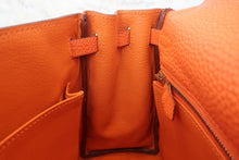 画像をギャラリービューアに読み込む, HERMES/エルメス ケリー25 トゴ オレンジ □K刻印 ショルダーバッグ 800040151