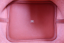 画像をギャラリービューアに読み込む, HERMES/エルメス ピコタンロックMM トリヨンクレマンス サンギーヌ □P刻印 ハンドバッグ 800020045