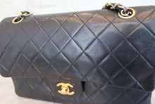 画像をギャラリービューアに読み込む, CHANEL/シャネル マトラッセWフラップWチェーンショルダーバッグ ラムスキン ブラック/ゴールド金具 ショルダーバッグ 800090031