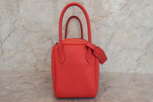 Load image into Gallery viewer, HERMES LINDY 26 Clemence leather Rouge pivoine T Engraving Shoulder bag 700020027