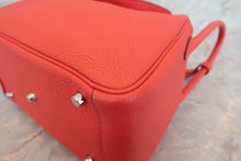 Load image into Gallery viewer, HERMES LINDY 26 Clemence leather Rouge pivoine T Engraving Shoulder bag 700020027