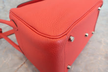 Load image into Gallery viewer, HERMES LINDY 26 Clemence leather Rouge pivoine T Engraving Shoulder bag 700020027