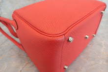 Load image into Gallery viewer, HERMES LINDY 26 Clemence leather Rouge pivoine T Engraving Shoulder bag 700020027