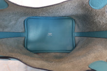 将图片加载到图库查看器,HERMES PICOTIN LOCK PM Clemence leather Blue atoll T刻印 Hand bag 700120237