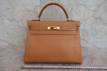 將圖片載入圖庫檢視器 HERMES/エルメス ケリー32 アルデンヌ ナチュラル ○X刻印 ショルダーバッグ 800060168