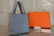 画像をギャラリービューアに読み込む, HERMES/エルメス ピコタンロックPM トリヨンクレマンス ブルーラン □Q刻印 ハンドバッグ 800050017