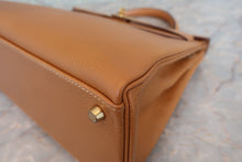 將圖片載入圖庫檢視器 HERMES/エルメス ケリー32 アルデンヌ ナチュラル ○X刻印 ショルダーバッグ 800060168