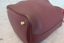 画像をギャラリービューアに読み込む, HERMES/エルメス ピコタンロックエクラPM トリヨンクレマンス/ヴォースイフト プルーン/オレンジポピー T刻印 ハンドバッグ 700110161