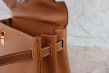 將圖片載入圖庫檢視器 HERMES/エルメス ケリー32 アルデンヌ ナチュラル ○X刻印 ショルダーバッグ 800060168