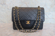 画像をギャラリービューアに読み込む, CHANEL/シャネル マトラッセWフラップWチェーンショルダーバッグ ラムスキン ブラック/ゴールド金具 ショルダーバッグ 800020082