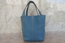 画像をギャラリービューアに読み込む, HERMES/エルメス ピコタンロックMM トリヨンクレマンス ブルージーン □M刻印 ハンドバッグ 700100150