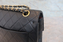 画像をギャラリービューアに読み込む, CHANEL/シャネル マトラッセWフラップWチェーンショルダーバッグ ラムスキン ブラック/ゴールド金具 ショルダーバッグ 800020082