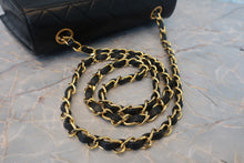 Load image into Gallery viewer, CHANEL Trapezoid chain shoulder bag Lambskin Black/Gold hadware Shoulder bag 800030162