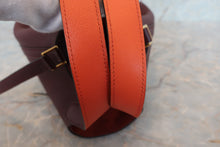 画像をギャラリービューアに読み込む, HERMES/エルメス ピコタンロックエクラPM トリヨンクレマンス/ヴォースイフト プルーン/オレンジポピー T刻印 ハンドバッグ 700110161