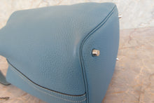 画像をギャラリービューアに読み込む, HERMES/エルメス ピコタンロックMM トリヨンクレマンス ブルージーン □M刻印 ハンドバッグ 700100150