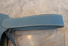 画像をギャラリービューアに読み込む, HERMES/エルメス ピコタンロックMM トリヨンクレマンス ブルージーン □M刻印 ハンドバッグ 700100150