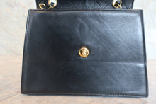 Load image into Gallery viewer, CHANEL Trapezoid chain shoulder bag Lambskin Black/Gold hadware Shoulder bag 800030162