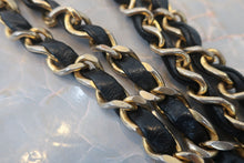画像をギャラリービューアに読み込む, CHANEL/シャネル マトラッセWフラップWチェーンショルダーバッグ ラムスキン ブラック/ゴールド金具 ショルダーバッグ 800020082