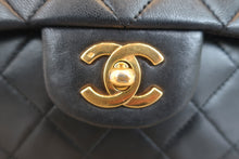 画像をギャラリービューアに読み込む, CHANEL/シャネル マトラッセWフラップWチェーンショルダーバッグ ラムスキン ブラック/ゴールド金具 ショルダーバッグ 800020082