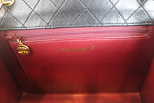 Load image into Gallery viewer, CHANEL Trapezoid chain shoulder bag Lambskin Black/Gold hadware Shoulder bag 800030162