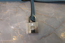 画像をギャラリービューアに読み込む, HERMES/エルメス ピコタンロックMM トリヨンクレマンス ブルージーン □M刻印 ハンドバッグ 700100150