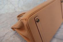 Load image into Gallery viewer, HERMES BIRKIN 30 Graine Couchevel leather Natural 〇X Engraving Hand bag 700040150