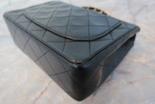 Load image into Gallery viewer, CHANEL Mini matelasse chain shoulder bag Lambskin Black/White/Gold hadware Shoulder bag 700100077