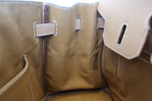 Load image into Gallery viewer, HERMES BIRKIN 30 Graine Couchevel leather Natural 〇X Engraving Hand bag 700040150