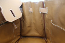 Load image into Gallery viewer, HERMES BIRKIN 30 Graine Couchevel leather Natural 〇X Engraving Hand bag 700040150