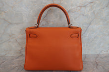 將圖片載入圖庫檢視器 HERMES/エルメス ケリー28 トリヨンクレマンス オレンジ □H刻印 ショルダーバッグ 700030093