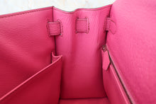 Load image into Gallery viewer, HERMES KELLY 28 Chevre myzore goatskim Fuschia pink □J Engraving Shoulder bag 800040161