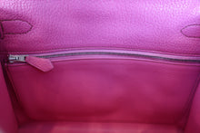 Load image into Gallery viewer, HERMES KELLY 28 Chevre myzore goatskim Fuschia pink □J Engraving Shoulder bag 800040161