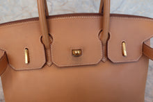 Load image into Gallery viewer, HERMES BIRKIN 30 Graine Couchevel leather Natural 〇X Engraving Hand bag 700040150