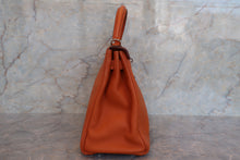 將圖片載入圖庫檢視器 HERMES/エルメス ケリー28 トリヨンクレマンス オレンジ □H刻印 ショルダーバッグ 700030093