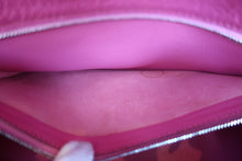 Load image into Gallery viewer, HERMES KELLY 28 Chevre myzore goatskim Fuschia pink □J Engraving Shoulder bag 800040161