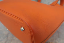 將圖片載入圖庫檢視器 HERMES/エルメス ピコタンMM トリヨンクレマンス オレンジ ハンドバッグ 800060141