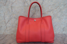 將圖片載入圖庫檢視器 HERMES/エルメス ガーデンパーティPM ヴォーエプソン ブーゲンビリア X刻印 トートバッグ 700080199