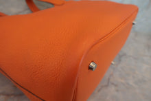 將圖片載入圖庫檢視器 HERMES/エルメス ピコタンMM トリヨンクレマンス オレンジ ハンドバッグ 800060141