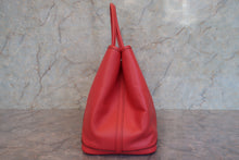 將圖片載入圖庫檢視器 HERMES/エルメス ガーデンパーティPM ヴォーエプソン ブーゲンビリア X刻印 トートバッグ 700080199