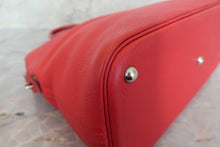 将图片加载到图库查看器,HERMES BOLIDE 35 Clemence leather Rouge garance □I刻印 Hand bag 700120219