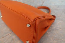 將圖片載入圖庫檢視器 HERMES/エルメス ケリー28 トリヨンクレマンス オレンジ □H刻印 ショルダーバッグ 700030093
