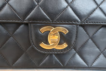 画像をギャラリービューアに読み込む, CHANEL/シャネル マトラッセチェーンショルダーバッグ ラムスキン ブラック/ゴールド金具 ショルダーバッグ 800020089