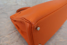 將圖片載入圖庫檢視器 HERMES/エルメス ケリー28 トリヨンクレマンス オレンジ □H刻印 ショルダーバッグ 700030093