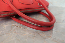 将图片加载到图库查看器,HERMES BOLIDE 35 Clemence leather Rouge garance □I刻印 Hand bag 700120219