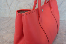 將圖片載入圖庫檢視器 HERMES/エルメス ガーデンパーティPM ヴォーエプソン ブーゲンビリア X刻印 トートバッグ 700080199