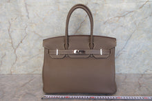 画像をギャラリービューアに読み込む, HERMES/エルメス バーキン30 トゴ エトゥープ □Q刻印 ハンドバッグ 700100133
